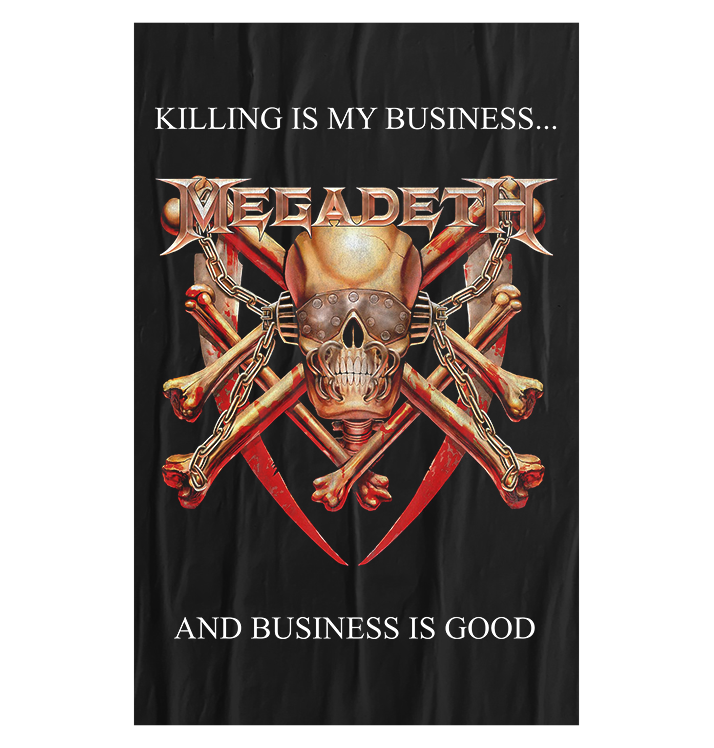 MEGADETH - 'Killing Is My Business' Flag
