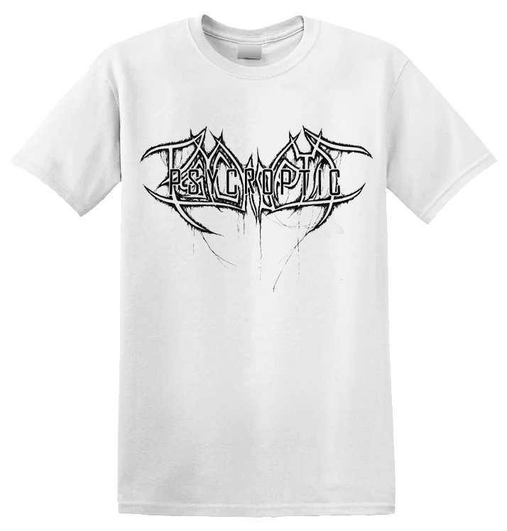 PSYCROPTIC 'Old School Logo' T-Shirt (White) - Main Image