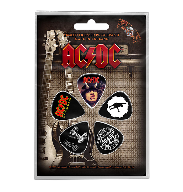 AC/DC - 'Highway/For Those/Let There' Guitar Pick Set