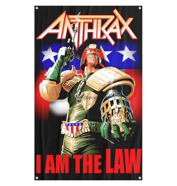 ANTHRAX - 'I Am the Law' Flag