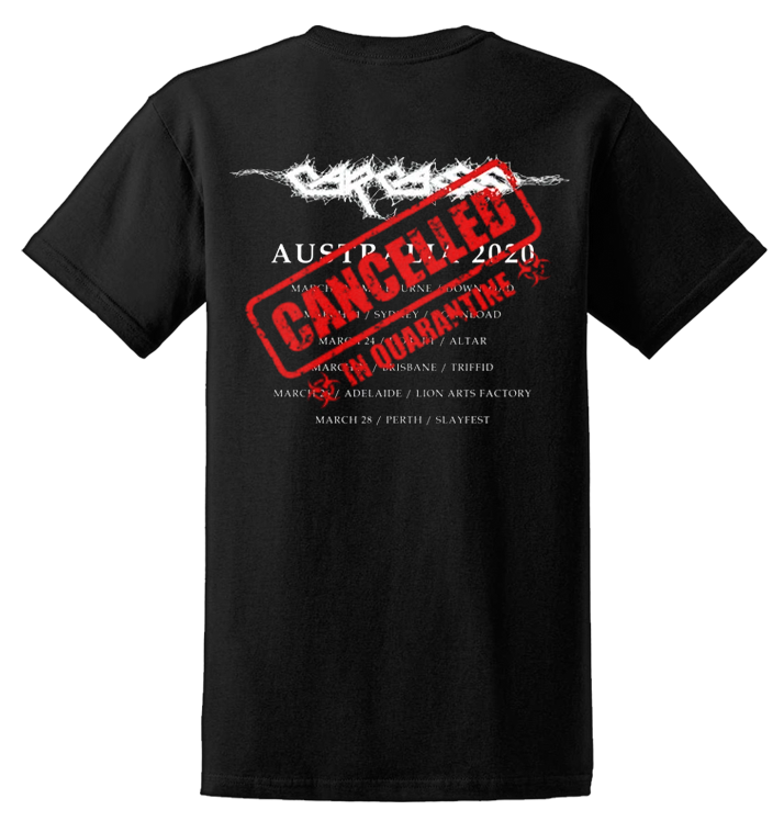CARCASS - 'Cancelled Grenade Tour' T-Shirt