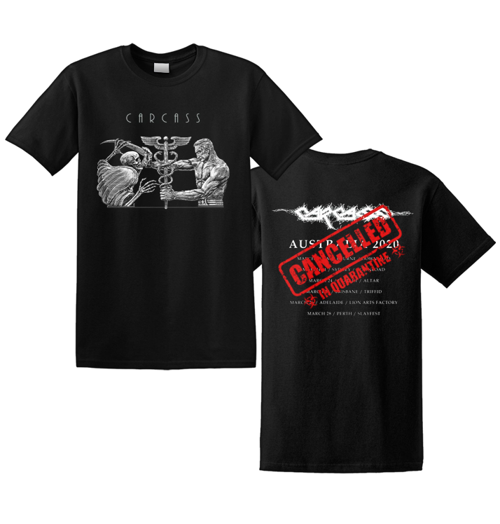 CARCASS - 'Cancelled Skull Tour' T-Shirt