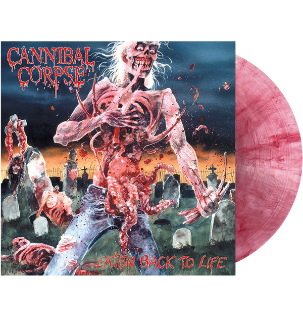 CANNIBAL CORPSE - 'Eaten Back To Life' LP (Red Swirl)