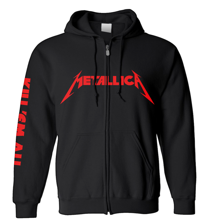 METALLICA Kill Em All Zip Up Hoodie