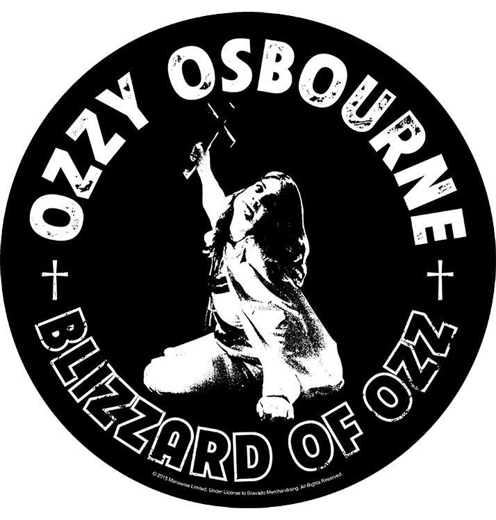 OZZY OSBOURNE - 'Blizzard Of Ozz' Back Patch