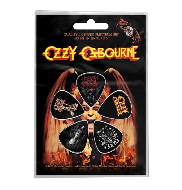OZZY OSBOURNE - 'Classic Logo' Guitar Pick Set