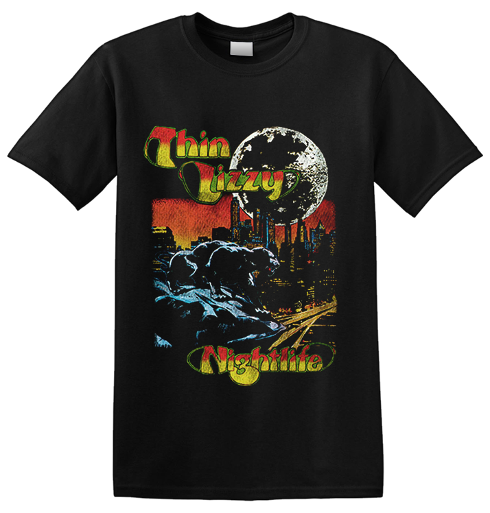T-shirt Ufficiale Thin Lizzy Nera, Unisex, Cotone, Girocollo - Foto 3