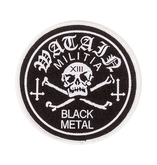 WATAIN - 'Militia Black Metal' Round Patch