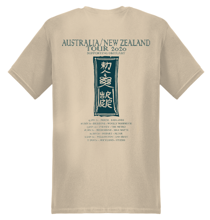 WORMROT - 'Beige Australian Tour' T-Shirt