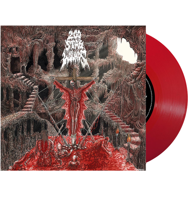 200 STAB WOUNDS - 'Masters Of Morbidity' 7" EP (Red)