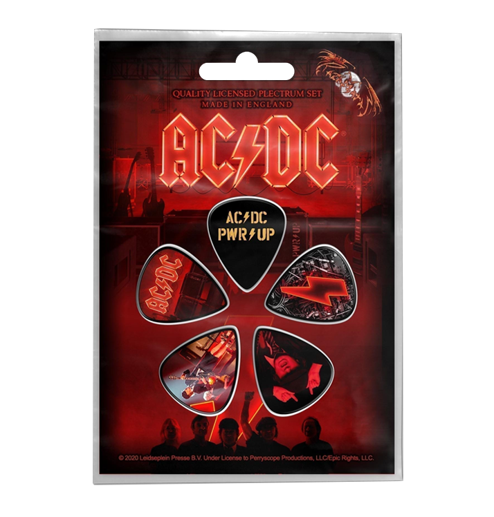 AC/DC - 'PWR UP' Guitar Pick Set