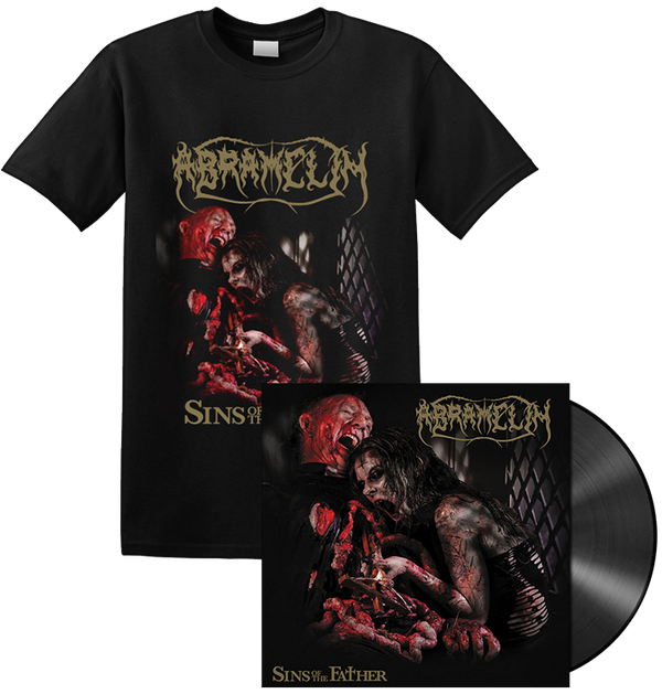 ABRAMELIN - 'Sins Of The Father' Gore T-Shirt + LP Bundle (PREORDER)