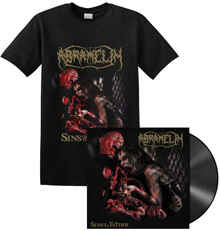 ABRAMELIN - 'Sins Of The Father' Gore T-Shirt + LP Bundle (PREORDER)