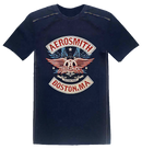 AEROSMITH - 'Boston Pride' T-Shirt (Navy Wash)