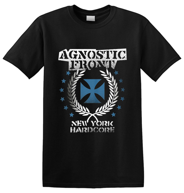 AGNOSTIC FRONT - 'Blue Iron Cross' T-Shirt