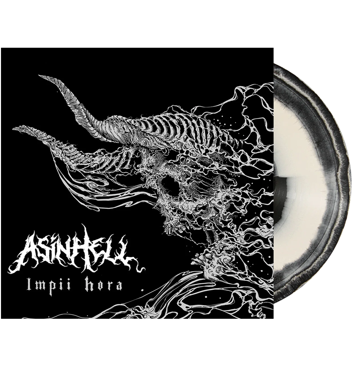 ASINHELL - 'Impii Hora' LP (Black / White Melt)