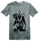 BAG OV BONES - 'Baphomet Tie Dye' T-Shirt (Green)