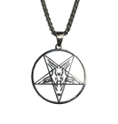 BAG OV BONES - 'Goat Lord' Pendant With Chain (Silver)