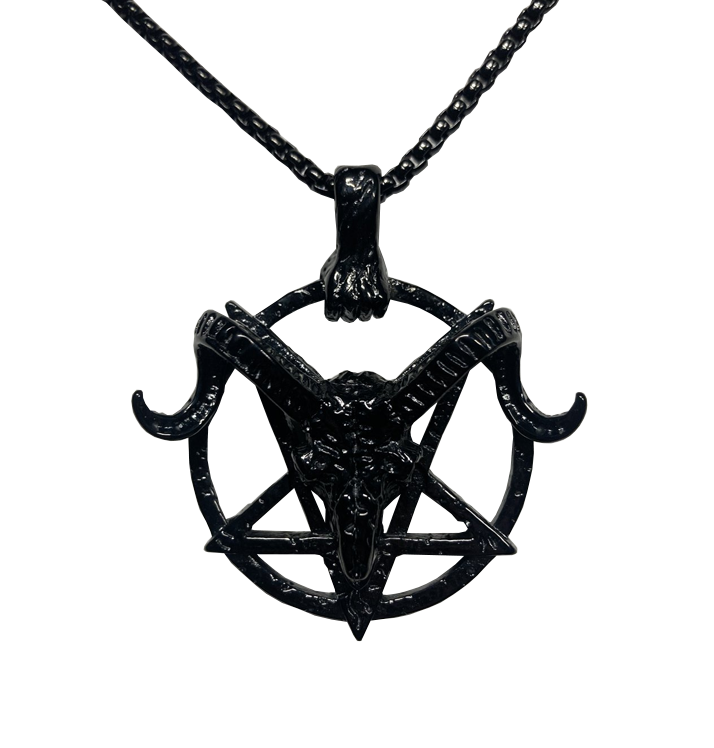 BAG OV BONES - 'Hand Of Doom' Pendant With Chain (Black)