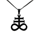 BAG OV BONES - 'Leviathan' Pendant With Chain (Black)