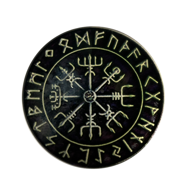 BAG OV BONES - 'Odin's Compass' Magnet (Black)