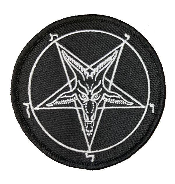 BAG OV BONES - 'Baphomet Pentagram' Patch (Black)