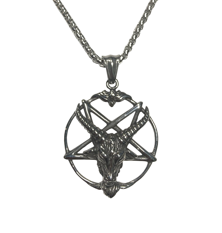 BAG OV BONES - 'Star Of Mendes' Pendant With Chain (Silver)