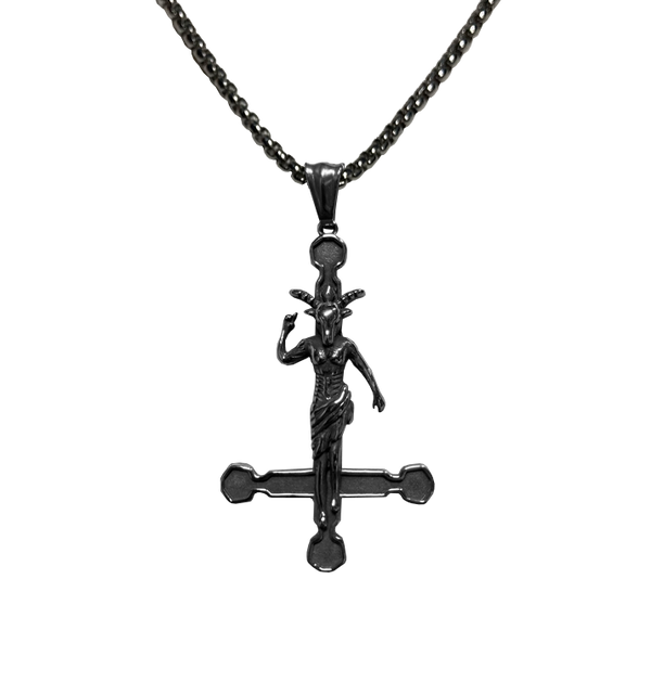 BAG OV BONES - 'Unholy One' Metal Pendant with Chain