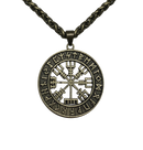 BAG OV BONES - 'Show The Way' Pendant With Chain (Brass)