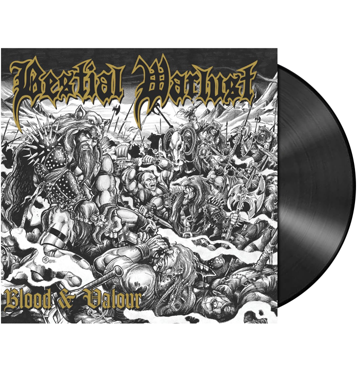 BESTIAL WARLUST - 'Blood & Valour' LP (Black)