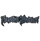 BESTIAL WARLUST - 'Logo' Back Patch (Silver/Grey)