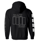 BLACK FLAG - 'Logo' Zip-Up Hoodie