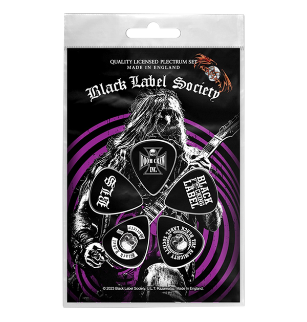 BLACK LABEL SOCIETY - 'Zakk Wylde' Guitar Pick Set