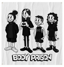 BODY PRISON - 'Rubber Bros' Flag