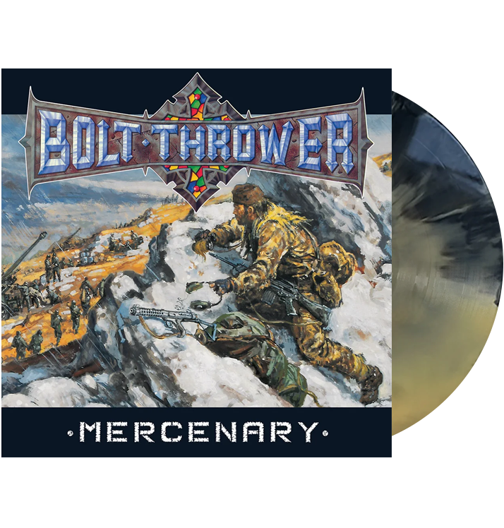 BOLT THROWER - 'Mercenary' LP (Yellow/Black Marbled)