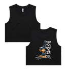 BOTTOMS UP - 'Skully' Crop Tank