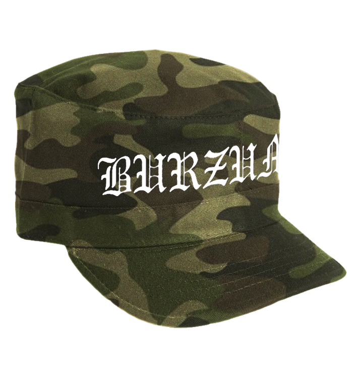 BURZUM - 'Logo' Camo Army Cap