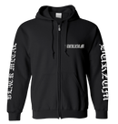 BURZUM - 'Black Metal' Zip-Up Hoodie