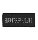 BURZUM - 'Logo ' Patch (Silver)