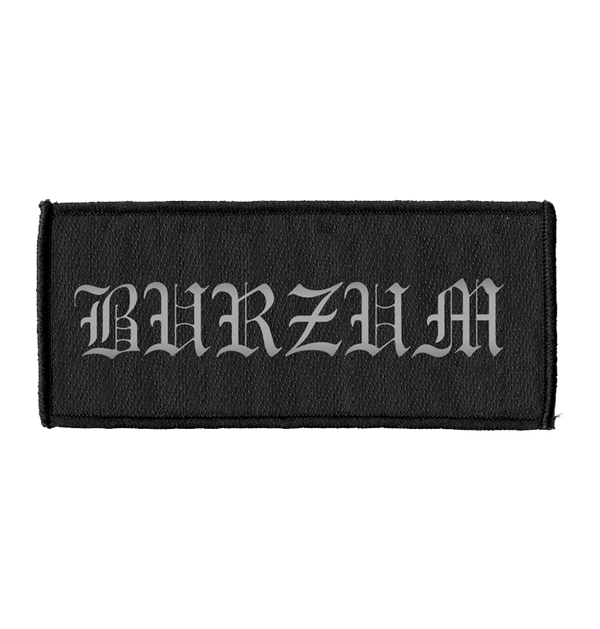 BURZUM - 'Logo ' Patch (Silver)