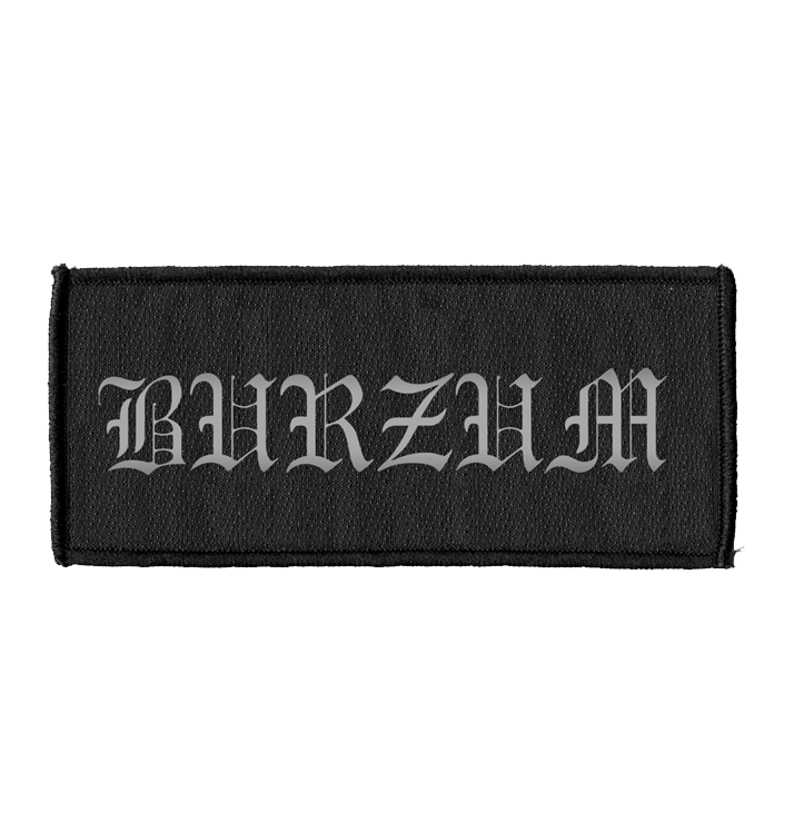 BURZUM - 'Logo ' Patch (Silver)