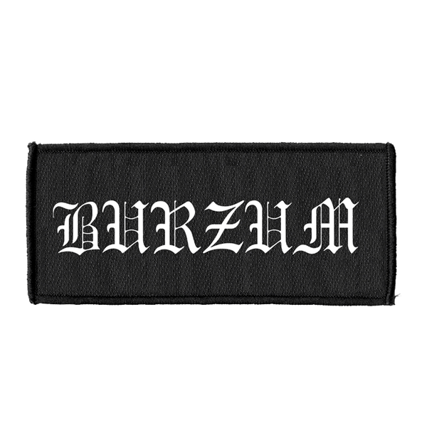 BURZUM - 'Logo ' Patch (White)