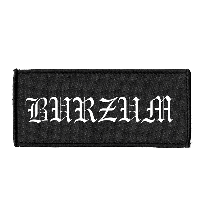 BURZUM - 'Logo ' Patch (White)