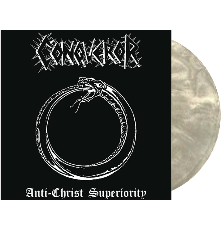 CONQUEROR - 'Anti-Christ Superiority' LP (Grey Marble)