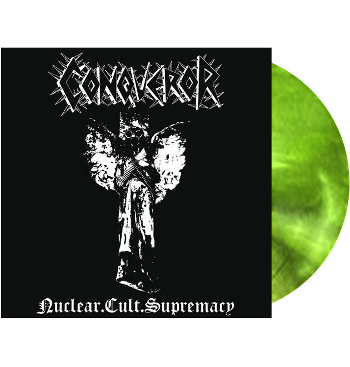 CONQUEROR - 'Nuclear. Cult. Supremacy' LP (Green Marble)