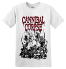 CANNIBAL CORPSE - 'Pile Of Skulls' T-Shirt (White)