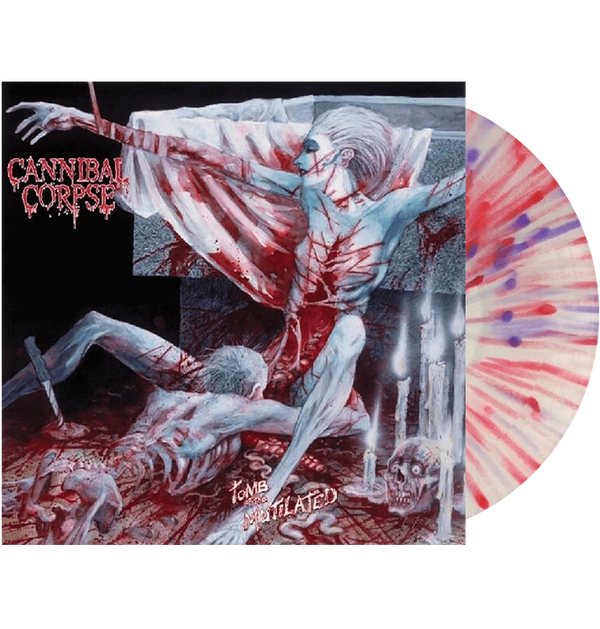 CANNIBAL CORPSE - 'Tomb Of The Mutilated' LP (Red, Purple & Pink Splatter)