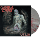 CANNIBAL CORPSE - 'Vile' LP (Silver w/ Red Splatter)