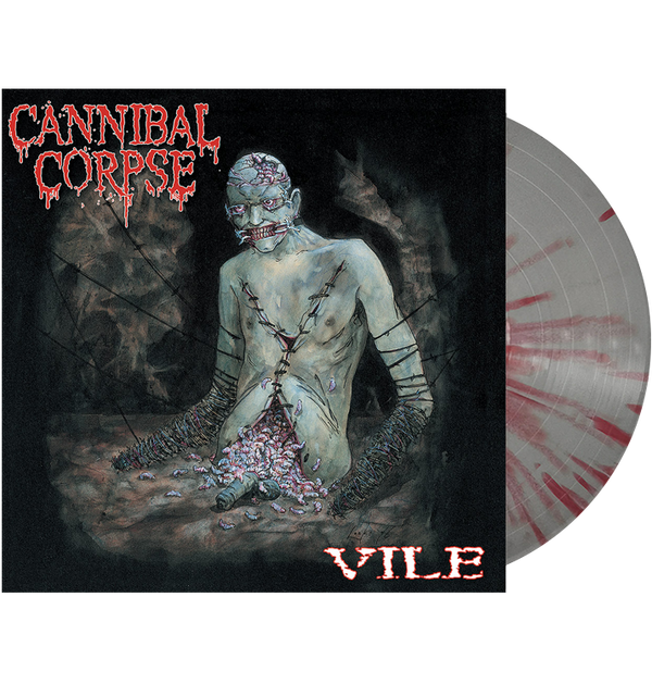CANNIBAL CORPSE - 'Vile' (Silver w/ Red Splatter) LP