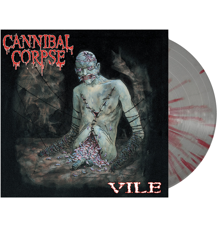 CANNIBAL CORPSE - 'Vile' (Silver w/ Red Splatter) LP